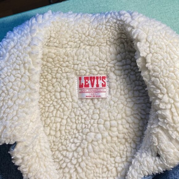 Vintage Levi's WPL 423 "Made in USA" pile-lined, Made in USA, Men's Size 44 (LG) - Picture 7 of 14